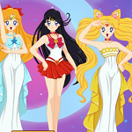 Obliekačky Sailor Moon Character Creator